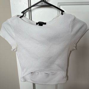 White Crop Top